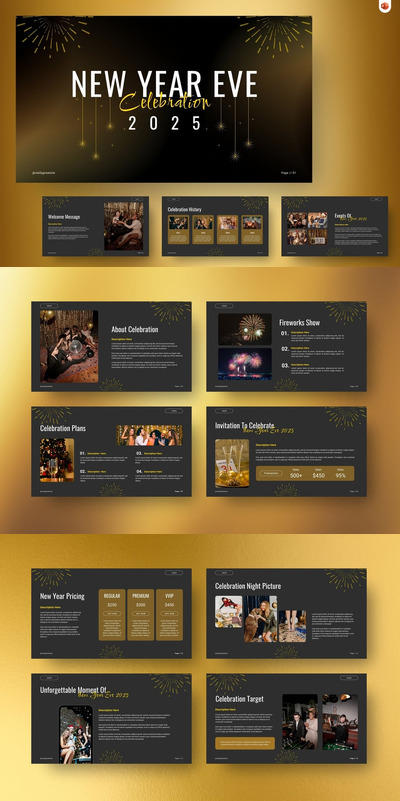 活动节日PPT模板 (PPTX)