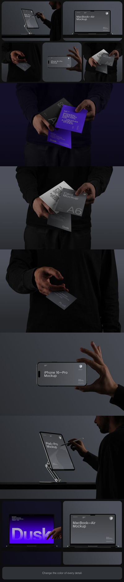 品牌身份模型 样机 (PSD)