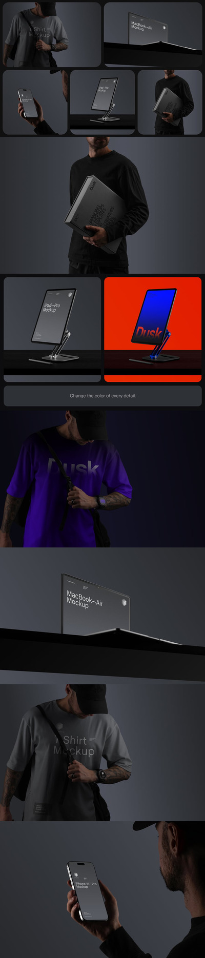 品牌身份模型 样机 (PSD)