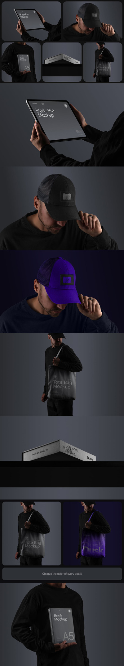 品牌身份识别样机 (PSD)