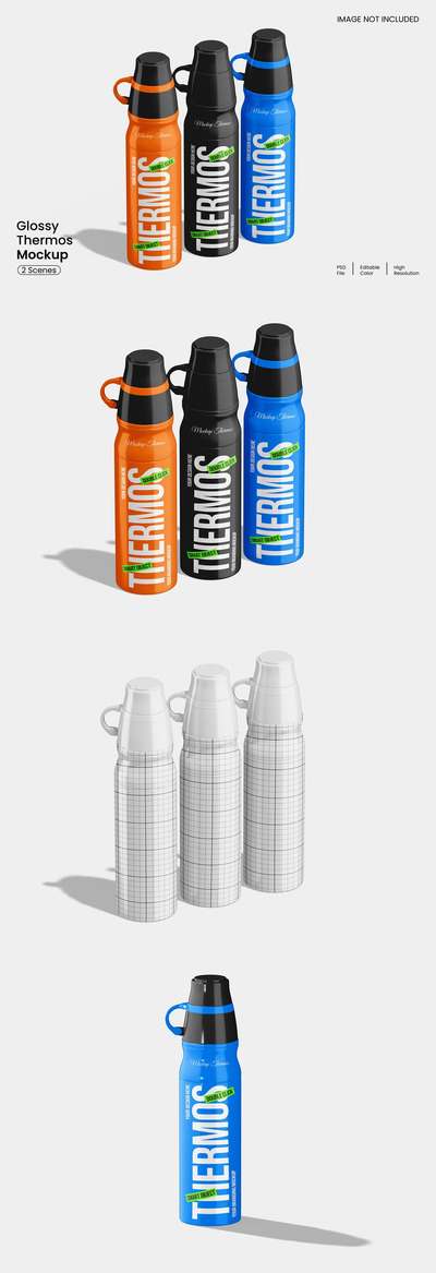 保温杯模型样机 (PSD)