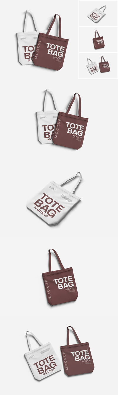 手提袋模型样机 (PSD)