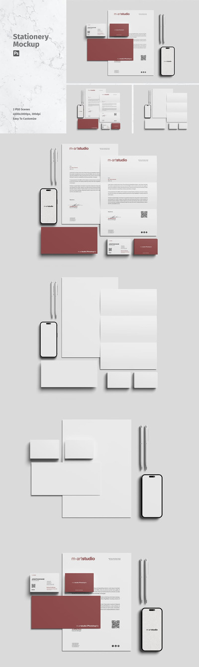 文具模型样机 (PSD)