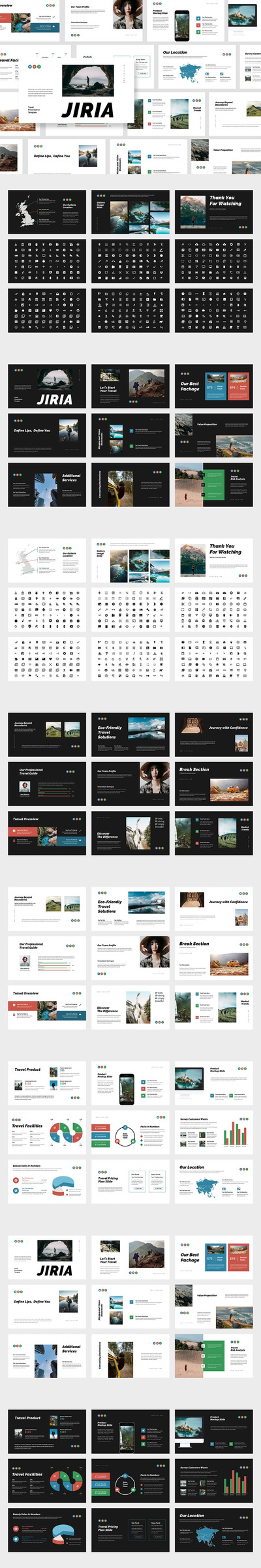 旅行PPT模板 (PPTX)