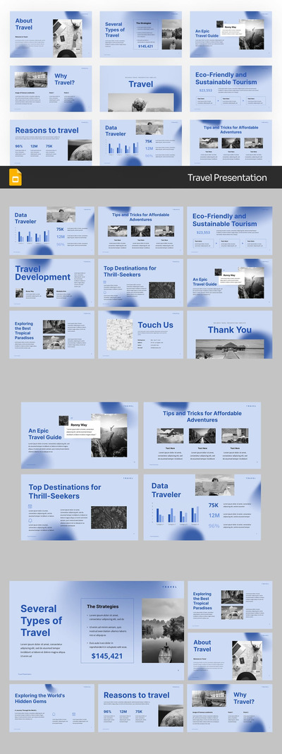 旅行社PPT模板 (PPTX)