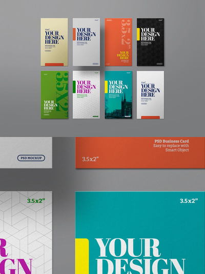 名片模型样机 (PSD)