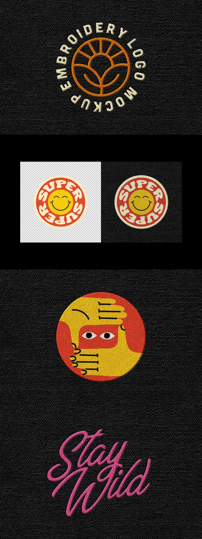 针迹刺绣模型 (PSD)