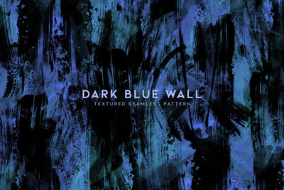 深蓝色的斑驳墙 (JPG)