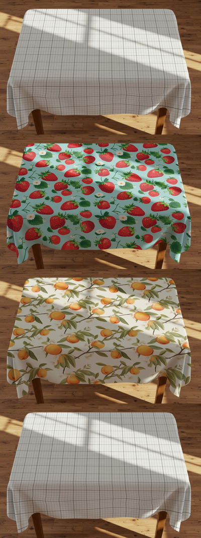 桌布模型样机 (PSD)