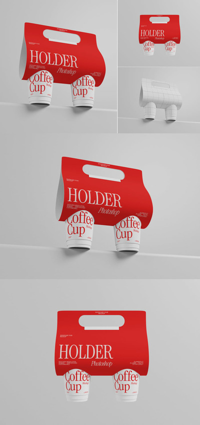 外面纸杯模型样机 (PSD)