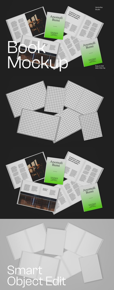 书模型样机 (PSD)