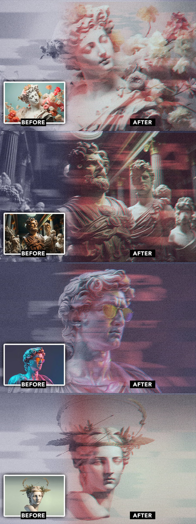 半色调照片效果 (PSD)