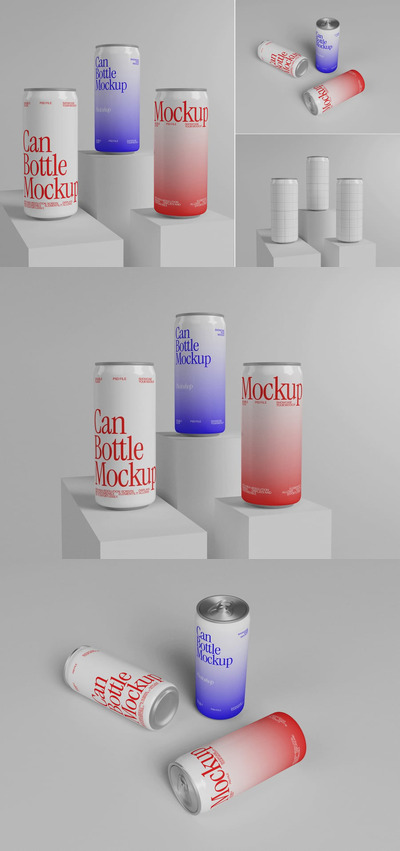 易拉罐模型样机 (PSD)