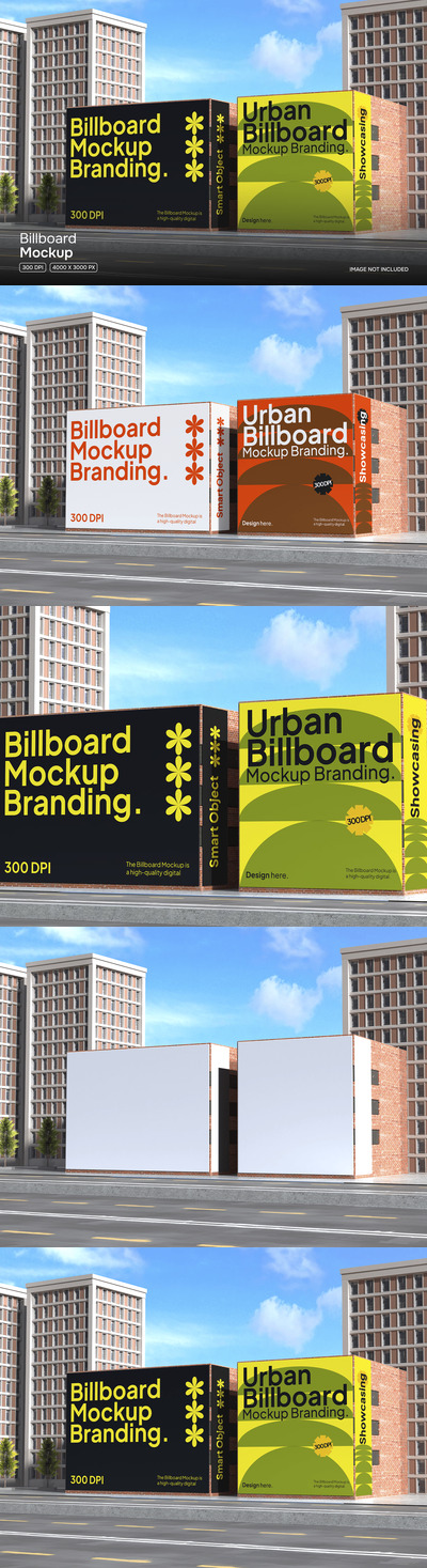 广告牌模型 (PSD)