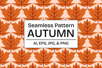 秋叶图案 (AI,EPS,JPG,PNG)