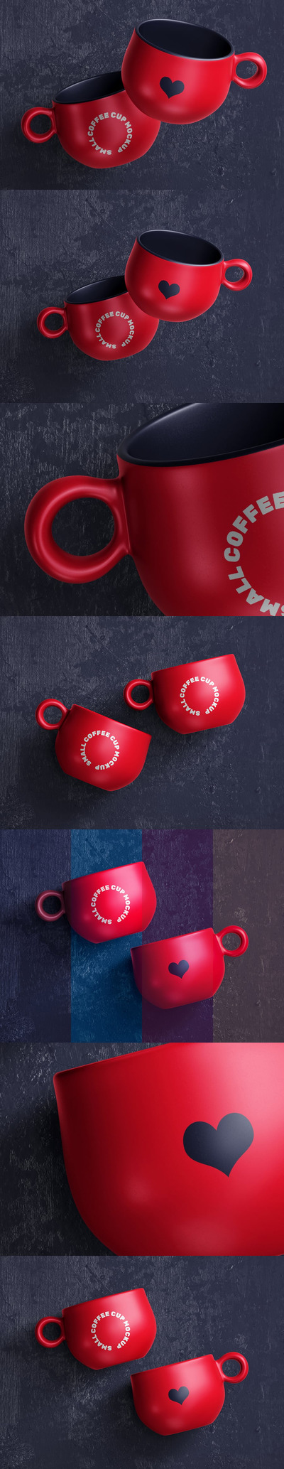 小咖啡杯模型样机 (PSD)