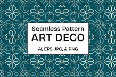 装饰艺术模式 (AI,EPS,JPG,PNG)