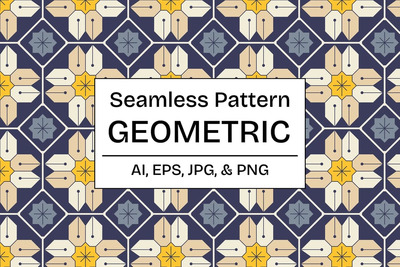 时尚几何抽象图案 (AI,EPS,JPG,PNG)