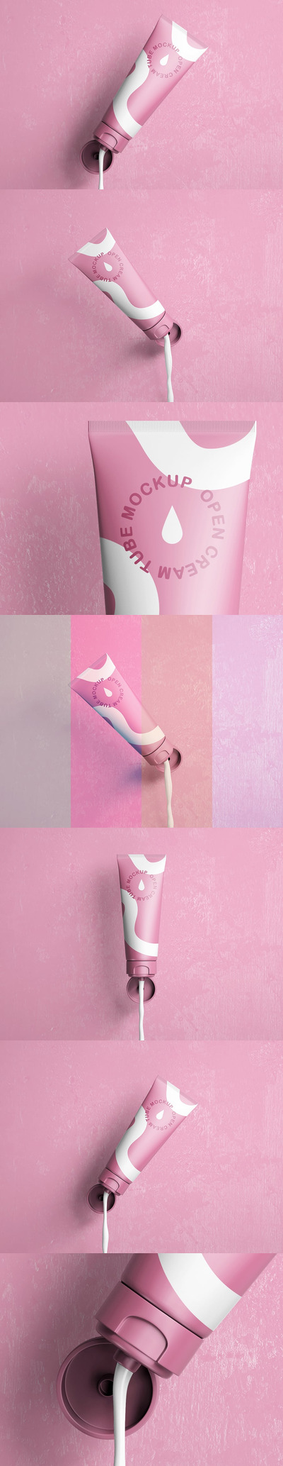 洗面奶包装设计模型样机(PSD)