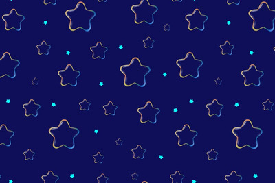 许多大纲星星的无缝图案 (EPS,JPG)