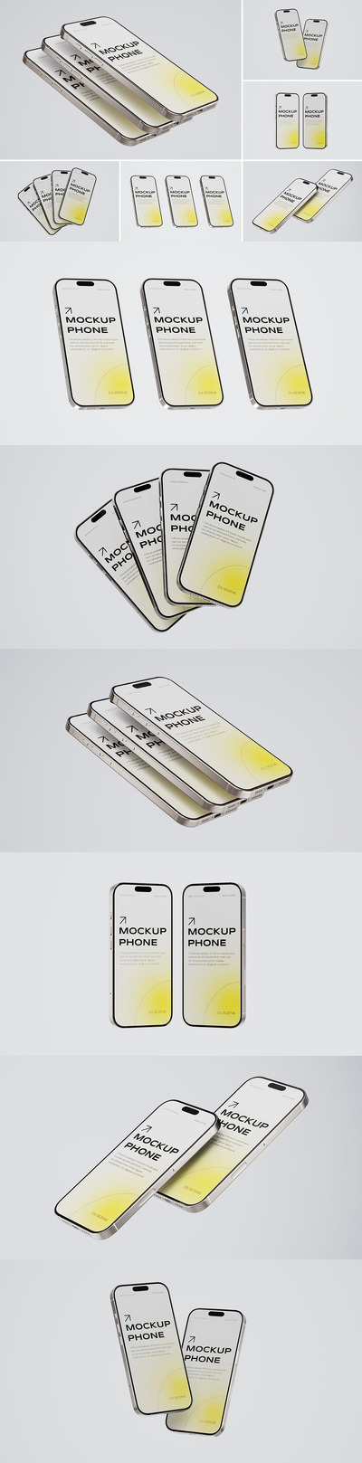 电话APP UI模型样机 (PSD)