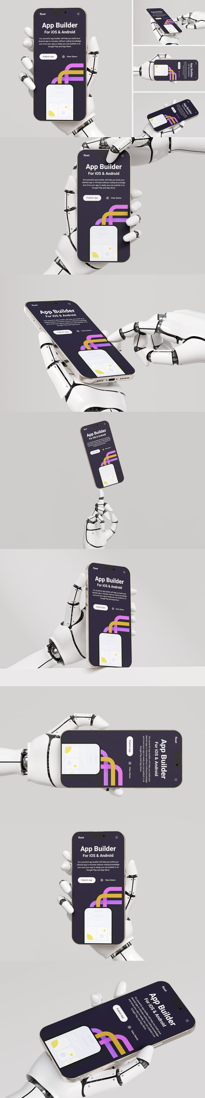 机器人手机模型样机（PSD）