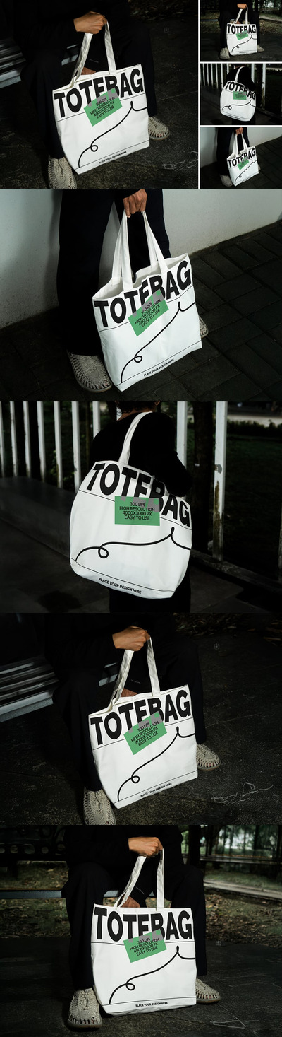 手提袋设计模型样机 (PSD)