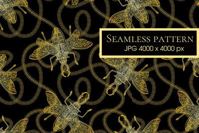 黑色图案与金甲虫 (JPG)