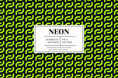 现代霓虹灯未来派图案 (AI,EPS,JPG,PNG,PSD,SVG)