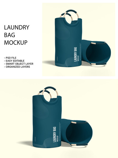 洗衣篮桶模型样机 (PSD,PDF)