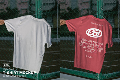 T恤样机- (PSD)