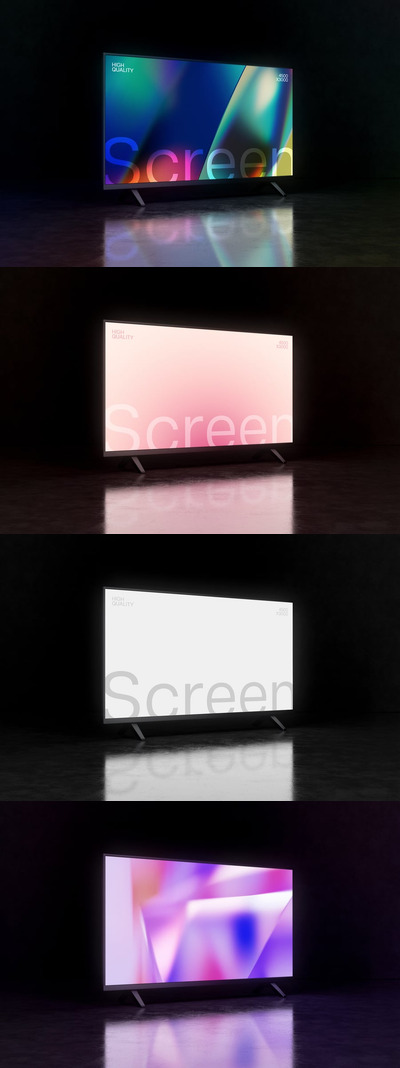发光电视屏幕模型样机 (PSD)