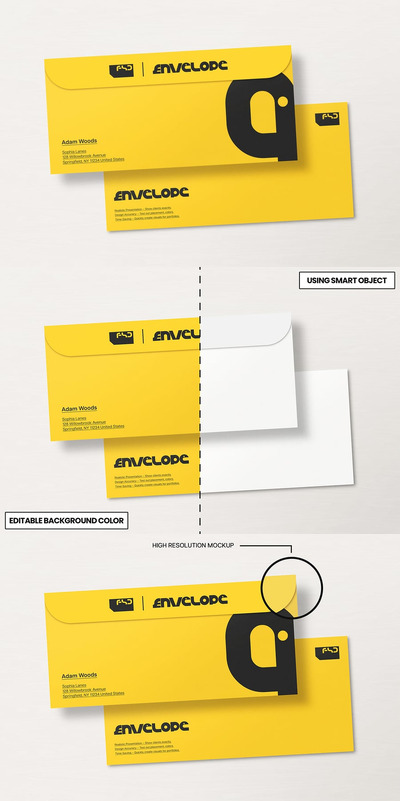 信封模型样机 (PSD)