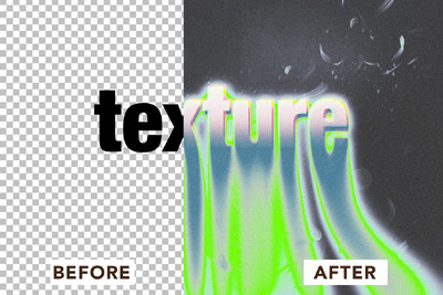 模糊流体文本效果 (PSD)