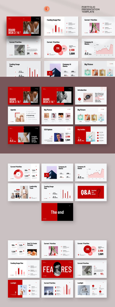 商业委员会PPT模板 (PPTX)