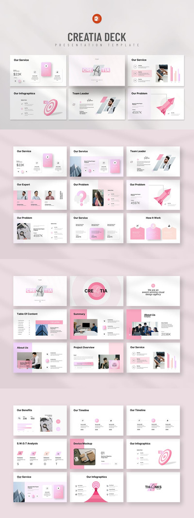 极简主义商业PPT模板 (PPTX)