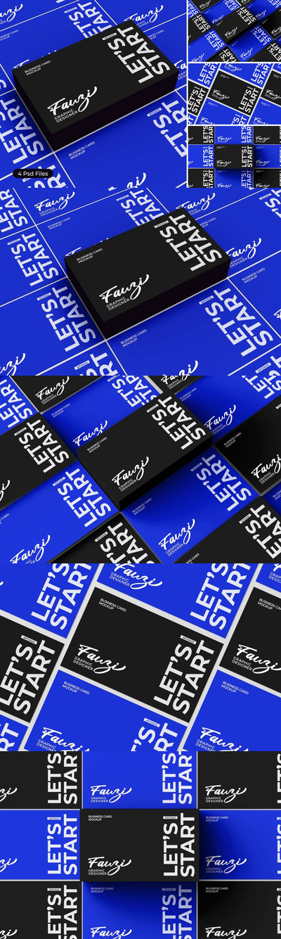 名片模型样机 (PSD,JPG)