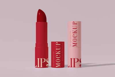 口红模型样机 (PSD)