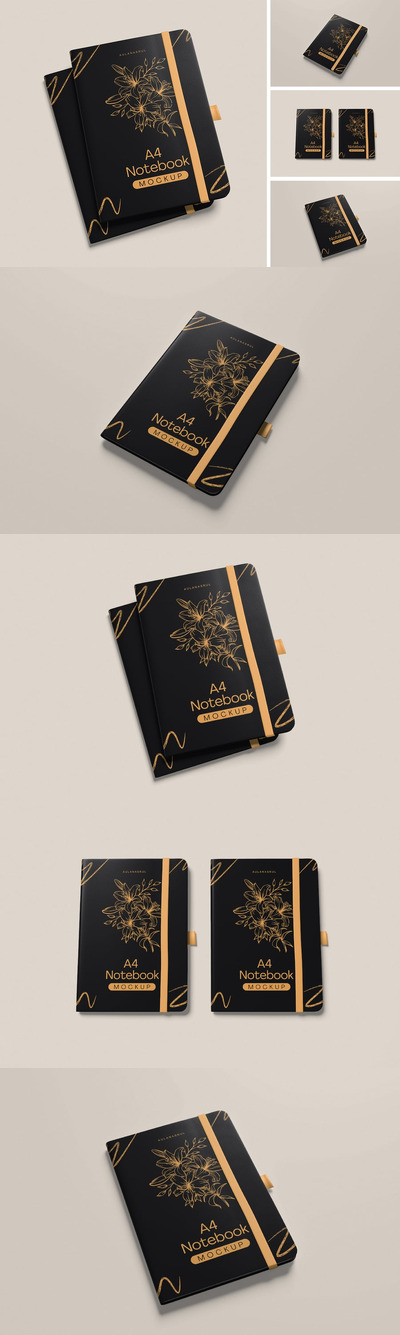 笔记本模型样机 (PSD,PDF)