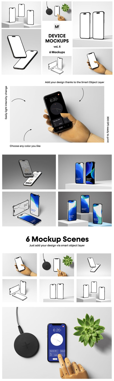 电子设备手机模型样机 (PSD)