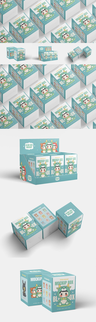 盲包包装模型样机 (PSD)