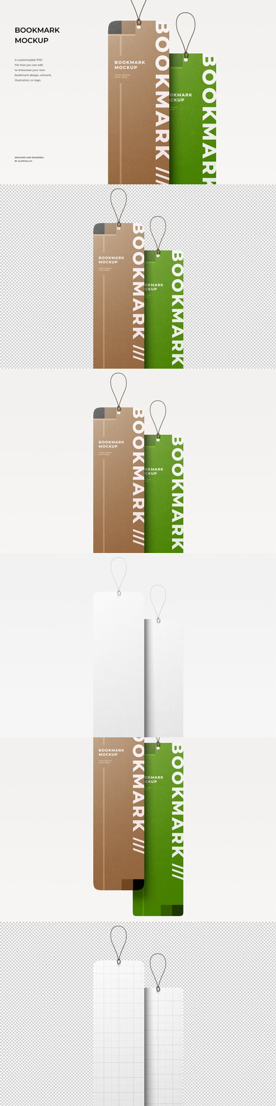 书签模型样机 (PSD)