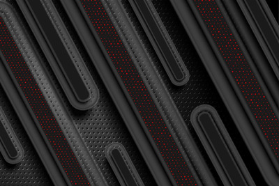 黑色穿孔质地和红点 (EPS,JPG)