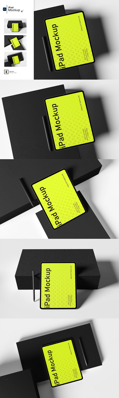 iPad模型样机 (PSD)