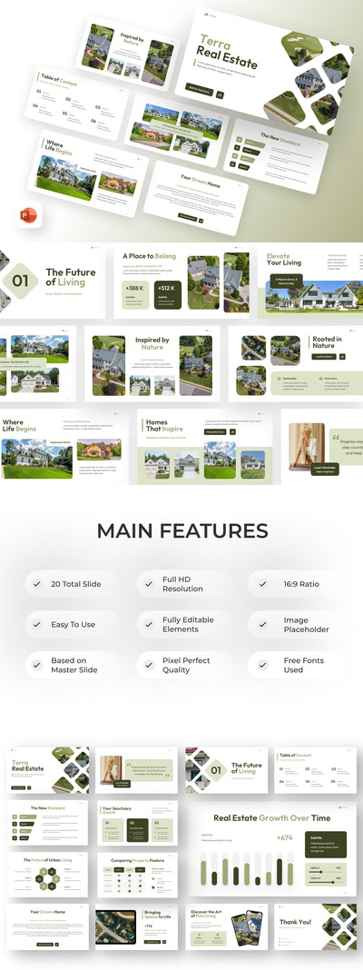 房地产PPT模板 (PPTX)