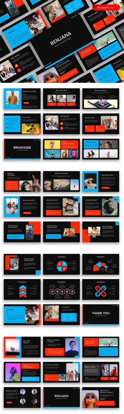 商业计划PPT模板 (PPTX)