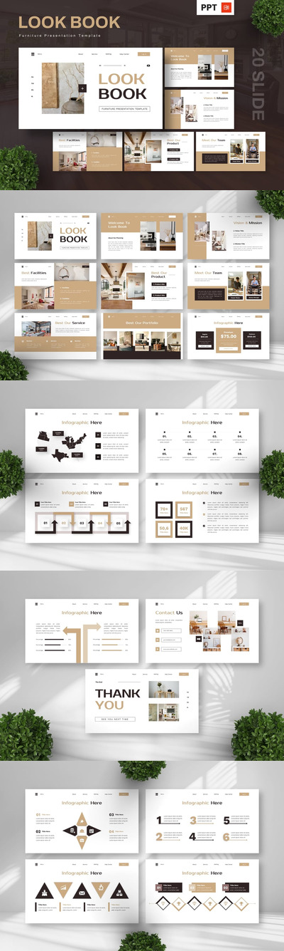 家具PPT模板 (PPTX)