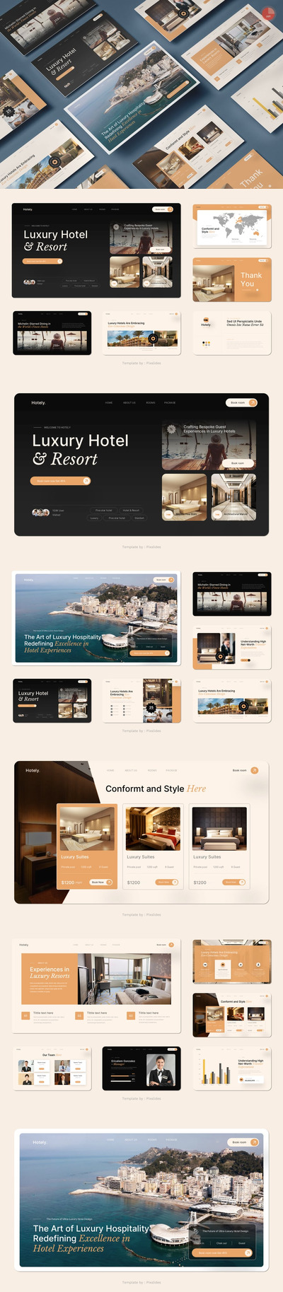 酒店PPT模板 (PPTX)