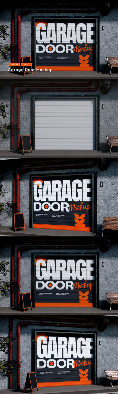 车库门模型样机 (PSD)