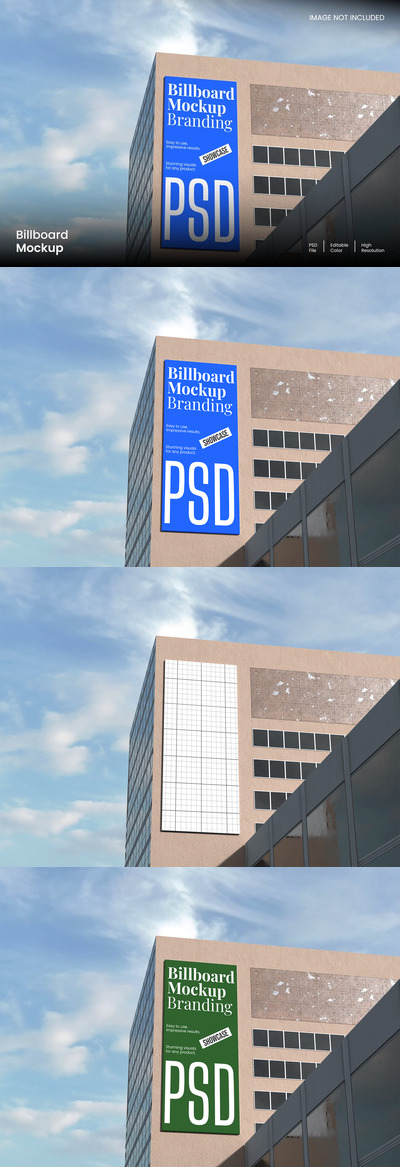 广告牌模型样机 (PSD)